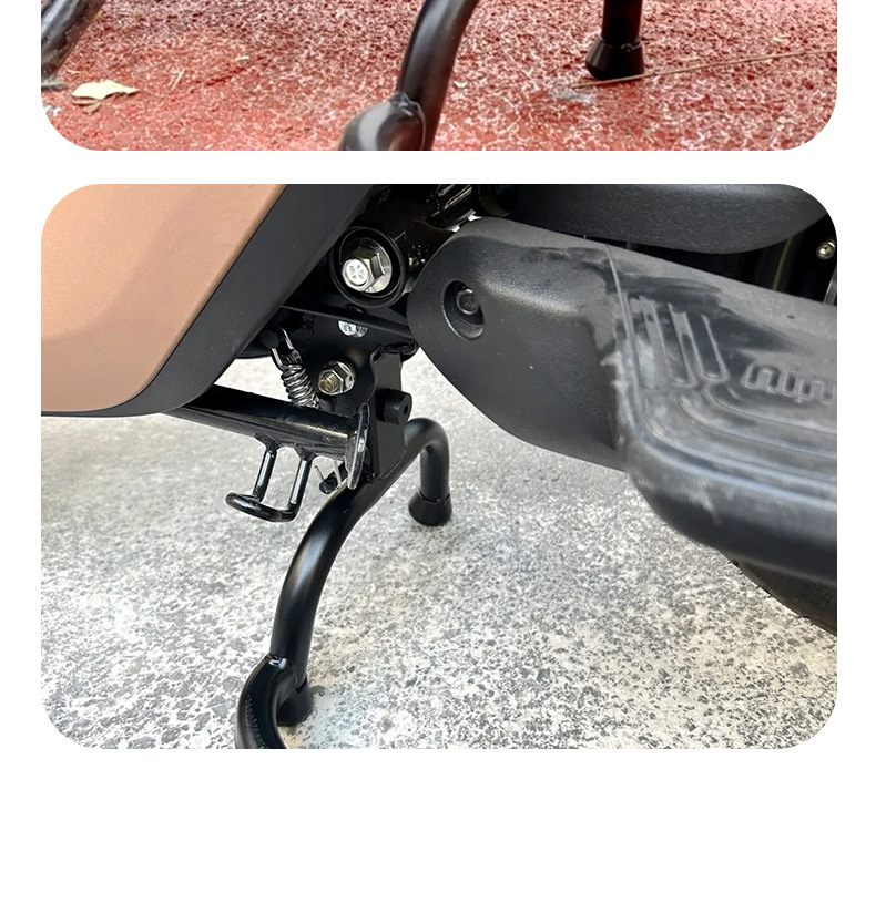 Pedal Electric Vehicle Mid-Support Suitable for No.9 Electric Vehicle Fz110/F2Z Bilateral Large Foot Support Modification Universal