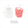 Aromatherapy, candle, brand silica gel mold contains rose, flowered, wholesale