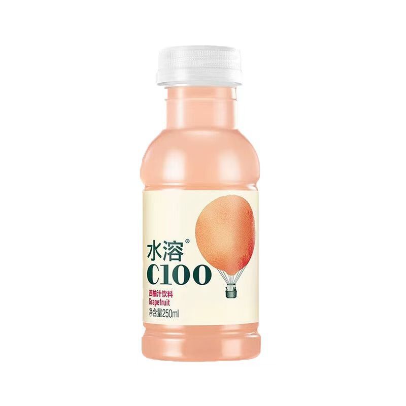 农夫山泉水溶C100小瓶250ml柠檬西柚味复合果汁维C饮料|undefined