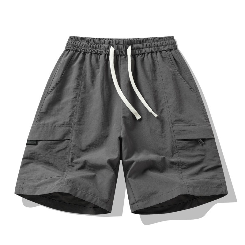 Cross-Border Wholesale American Retro Breathable Work Shorts, Fashionable and Simple Outdoor Sports Casual Versatile Trendy Shorts in Black Cross-Border Wholesale American Retro Breathable Work Shorts, Fashionable and Simple Outdoor Sports Casual Versatile Trendy Shorts in Black