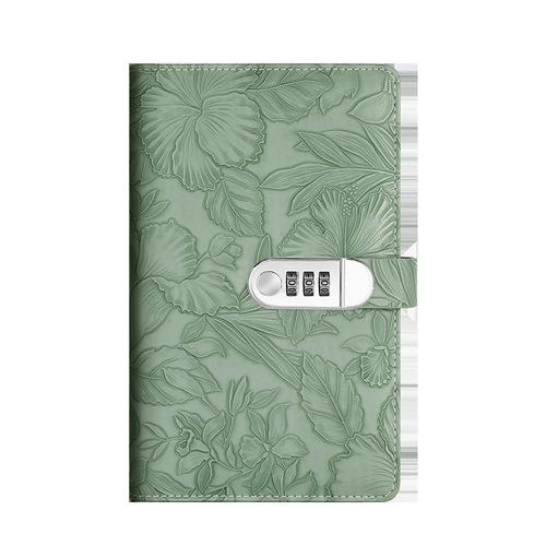 Carving Certificate Storage Notebook 2025 Password Lock Large Capacity Multifunctional Receipt Storage Certificate Holder