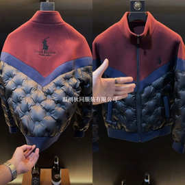 2025秋冬季新品潮流舒适个性高级舒适轻奢时尚百搭痞帅棉服外套男