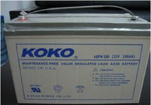 KOKO美国可可蓄电池6GF100储能12V100AH太阳能直流屏船舶基站风