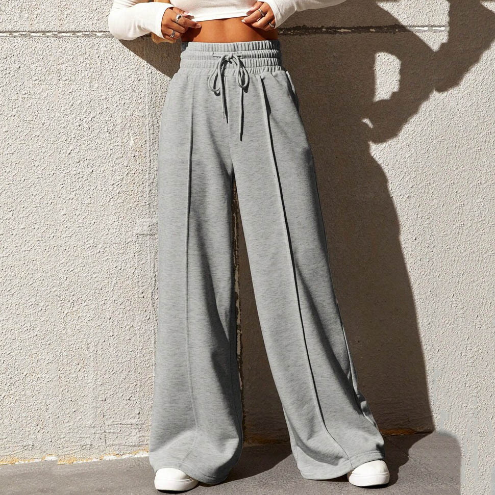 Pantalones deportivos para mujer en otoño 2025, nuevos pantalones de chándal rectos sueltos, pantalones de pierna ancha, pantalones casuales de baile al aire libre
