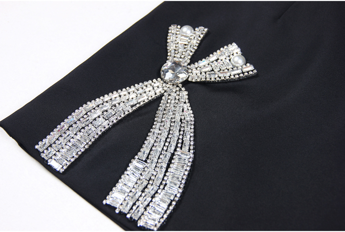 Dames mantelpak met rok elegante lange mouwen herfstset_voghion.com