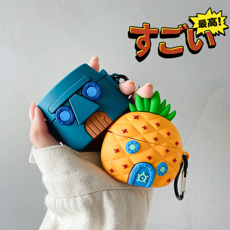 European and American-style cartoon design—perfect for Apple AirPods 1/2/Pro 3rd generation earphone cases & wireless Bluetooth headphone protective shells.