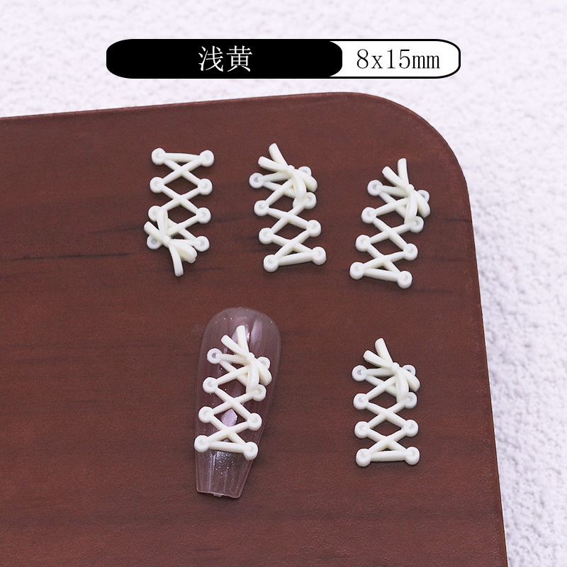 연한 노란색 레이스업 리본 개당 가격