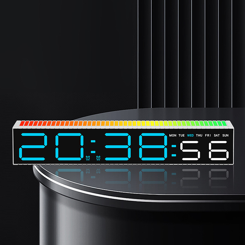 クロスボーダー創意LED電子時計シンプル目覚まし時計ピックアップ照明時計電子時計ヘッドセット5517|undefined