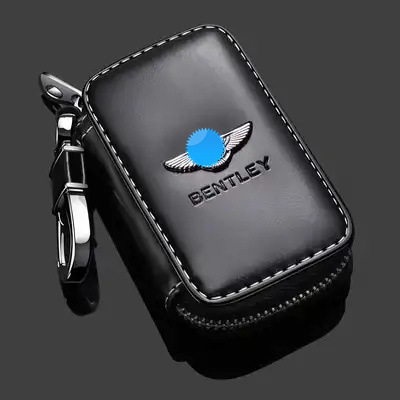Bentley Key Case Remote Control Protective Cover Flying Spur Continental Bentayga Mulsanne Special Leather Car Key Cover