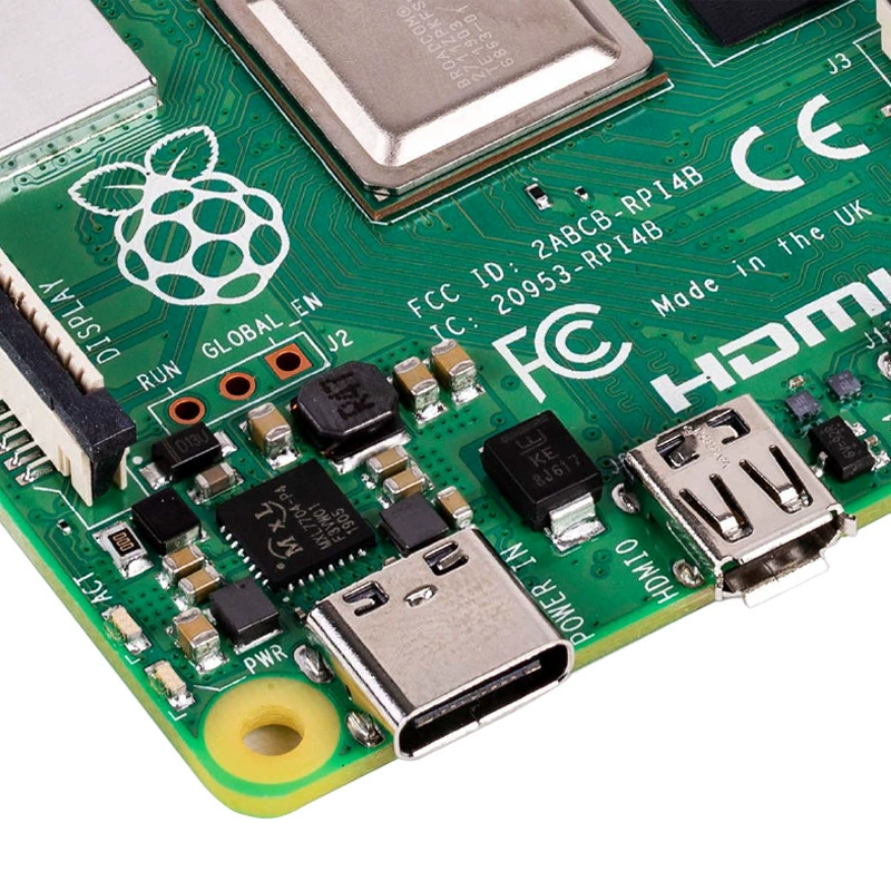 Raspberry Pi 4B, плата разработки 4-го поколения B, AI/искусственный интеллект, комплект Python, 8 ГБ
