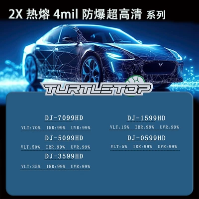 Film full roll wholesale — Automotive Film - 152m-x-12m-please-note-the-model-when-placing-an-order-2x-hot-melt-4mil-explosion-proof-ultra-hd-series