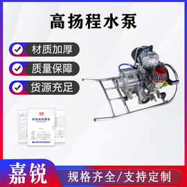 高扬程水泵火场送水机动泵便携式消防泵TL20-B-4DS双级叶轮离