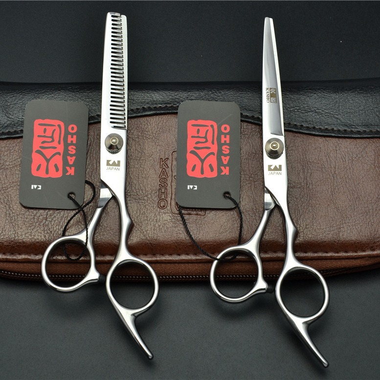 Tinker 6,0 pulgadas tornillo de plata tijeras de peluquería tijeras planas tijeras de dientes tijeras de peluquero Liu Hai tijeras adelgazamiento