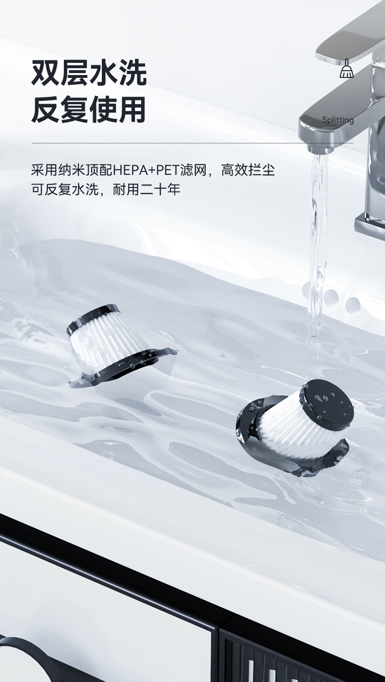 Carefully Selected Car Vacuum Cleaner, Car-Specific, High Suction Power, Handheld, Super Strong Suction, Dual-Use for Home and Car, Water-Absorbing, Handheld Vacuum Cleaner