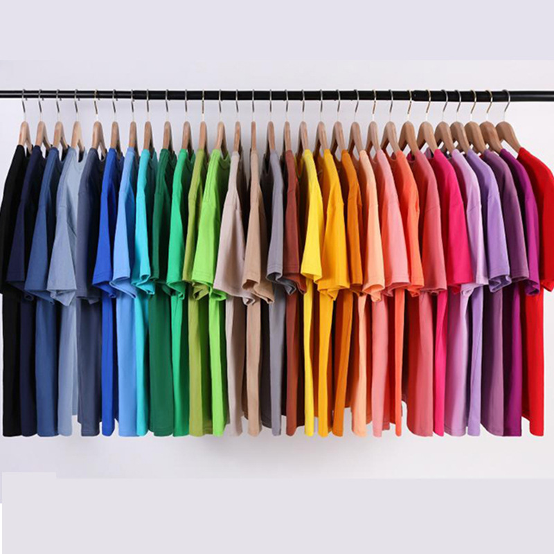 180 gramos de color sólido de cuello redondo de manga corta ropa de publicidad para padres e hijos camiseta cultural de grupo camiseta de algodón personalizada camiseta personalizada