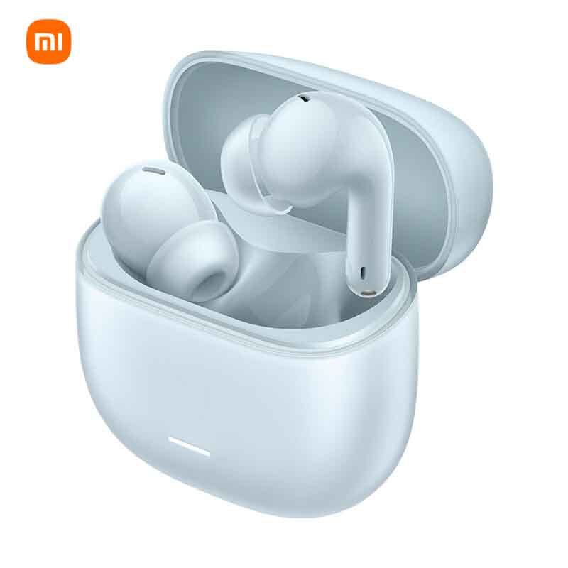 Redmi Buds 6青春版蓝牙耳机42dB深度主动降噪超长续航雨雾蓝正品