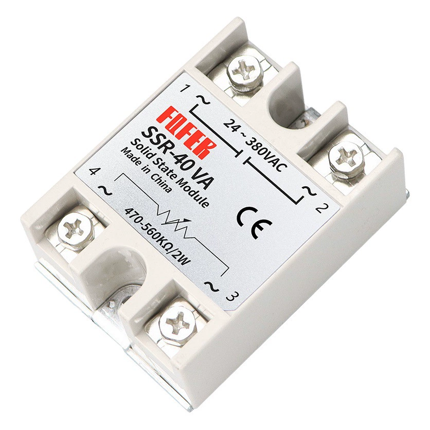 Контролируемое постоянным током AC SSR-40DA 25A 60DA80DA100DA-H 40DD VA Однофазное твердотельное реле