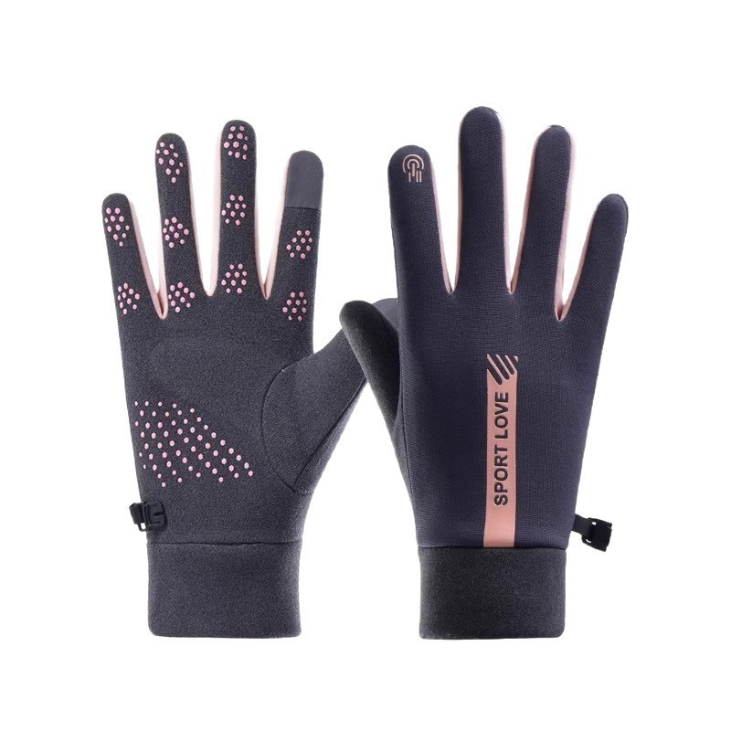 Nuevos guantes de invierno para ciclismo y esquí, guantes deportivos gruesos, cortavientos y cálidos, guantes de ciclismo antideslizantes con pantalla táctil para hombres y mujeres, venta al por mayor