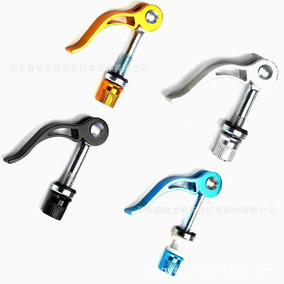 Mountain bike quick release Rod bicycle seat tube quick release clip 8m * 60 lock nut saddle 6m quick release screw