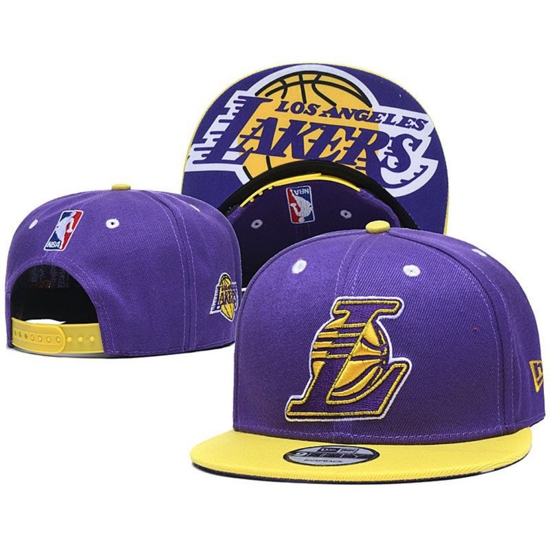 NBA ロサンゼルス レイカーズ バスケットボール ベースボール キャップ フラットつば調節可能なキャップ ヒップホップ ファッション フラットつばキャップ 越境貿易|undefined
