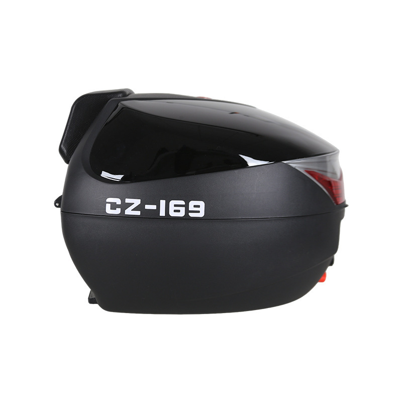 Motorcycle trunk 40-liter tail box universal 125 pedal electric box quick release rear tail box portable