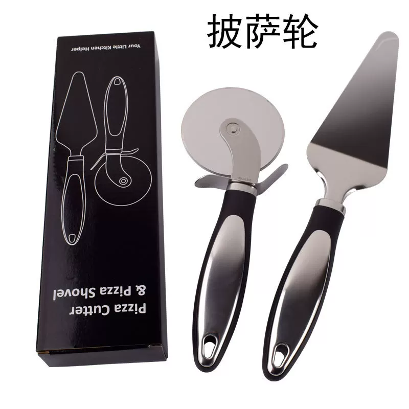 Stainless steel pizza knife - нож для пиццы из нержавеющей стали, колесо для пиццы, большой нож Bashe, нож для сыра, инструмент выпечки