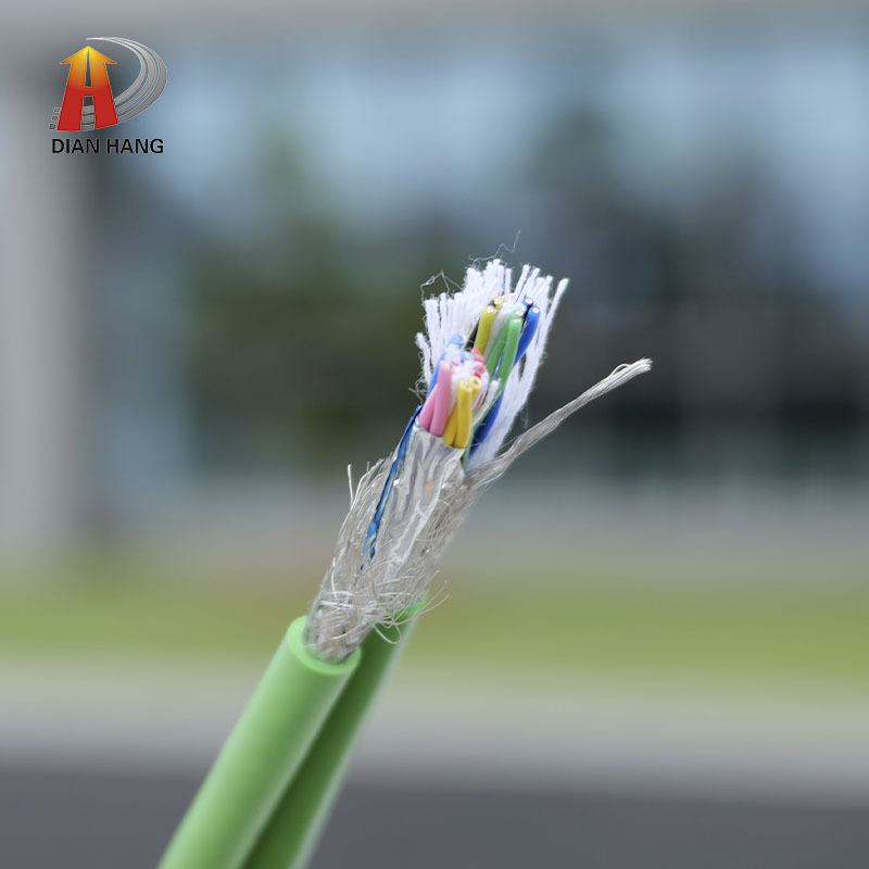 UL21198  多芯 TPU 护套 美标 厂家 多芯控制 缠绕包带铝箔编织线