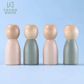 12ml滚珠瓶瓶 莫兰迪色系 球型盖 荷木 精油瓶 走珠瓶 玻璃瓶