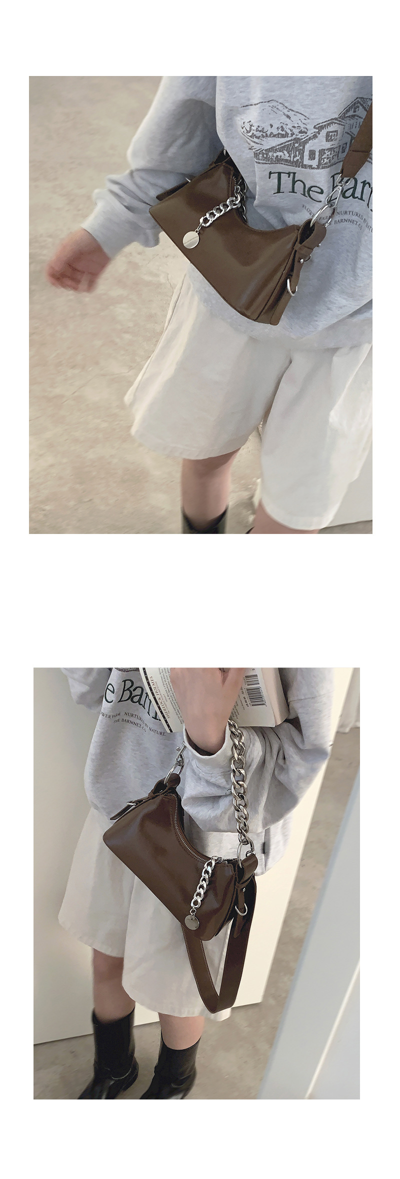 Women's Small Square Chain Crossbody Bag For Women Elegant Style_voghion.com