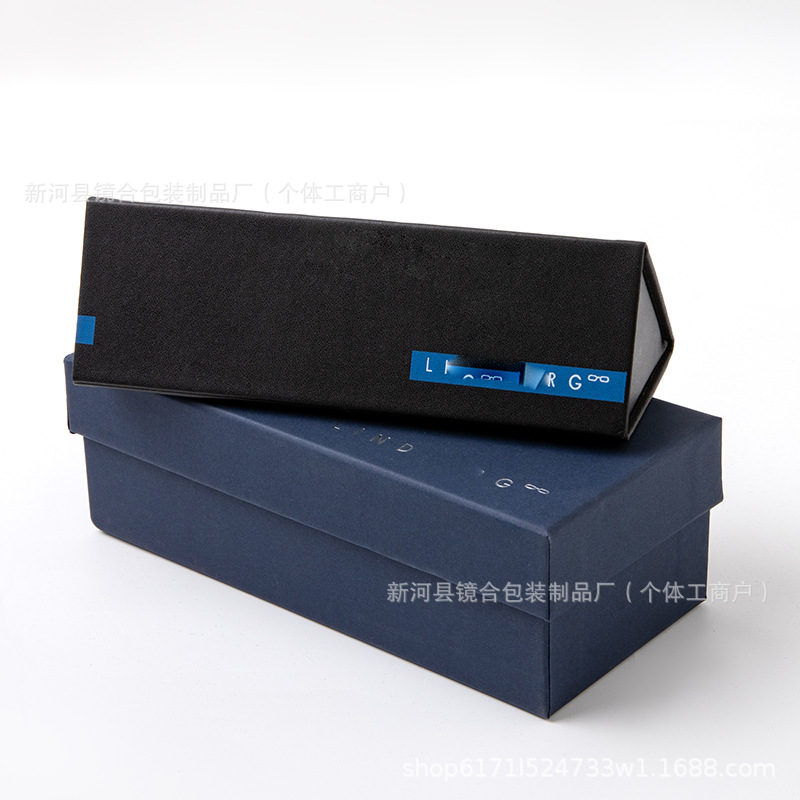 Spot al por mayor nueva caja de gafas de marca de alta gama de moda caja de gafas de sol de alta gama caja de embalaje completa