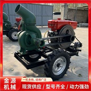 定制高扬程柴油抽水泵 大流量大功率高山送水农用高压小麦灌溉泵