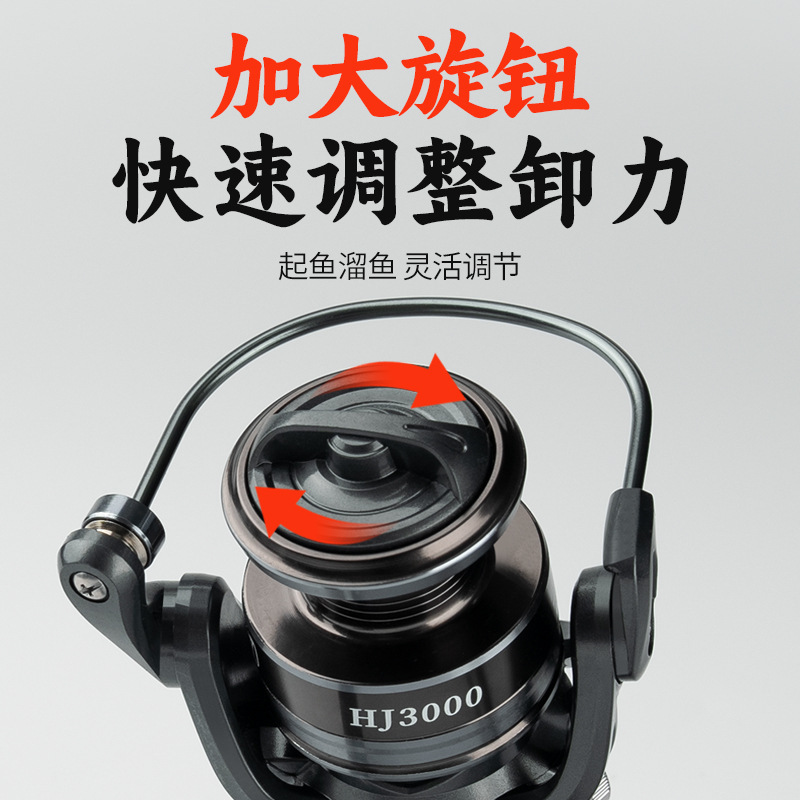 池刃HJ遠投紡績車輪金属巨物路亜輪漁船竿輪漁船輪魚輪漁具卸売り|undefined