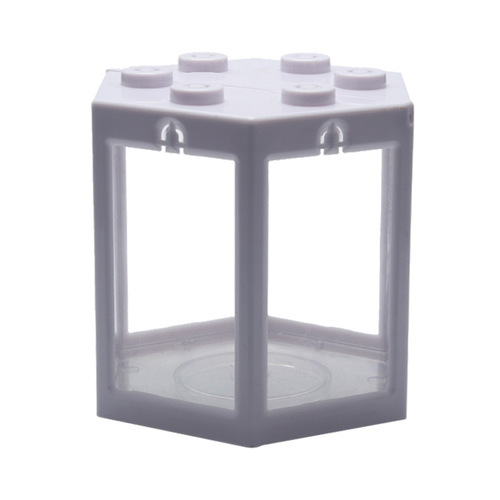 Creative Overlapping Portable Six-Sided Transparent Square Round Landscape Blind Box Lantern Birdcage Rotating Micro Scene (International Version)