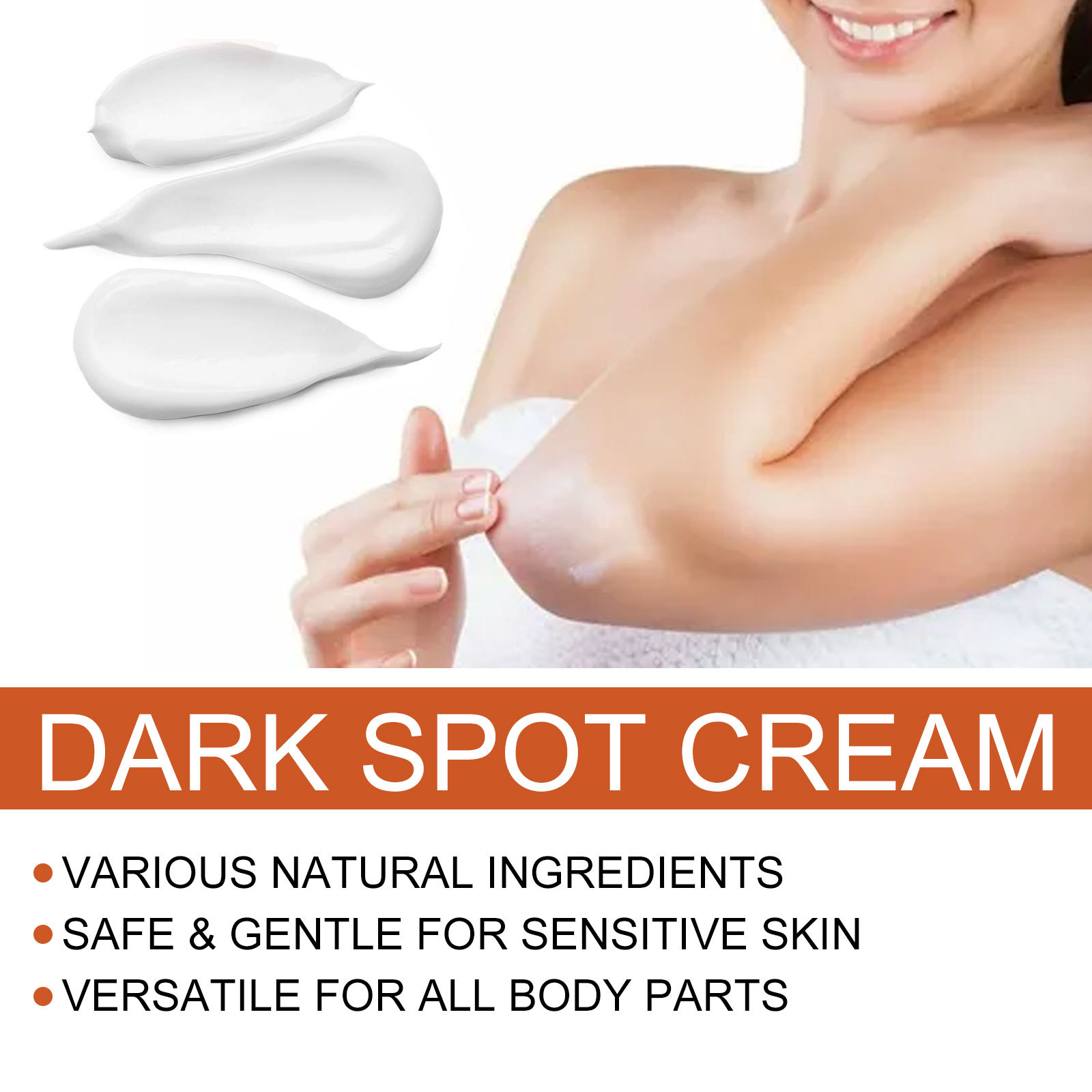 Repararea punctelor negre de la mars pentru axile, gât, articulații mână-picior, iluminarea nuanței pielii și înfrumusețarea corpului_voghion.com