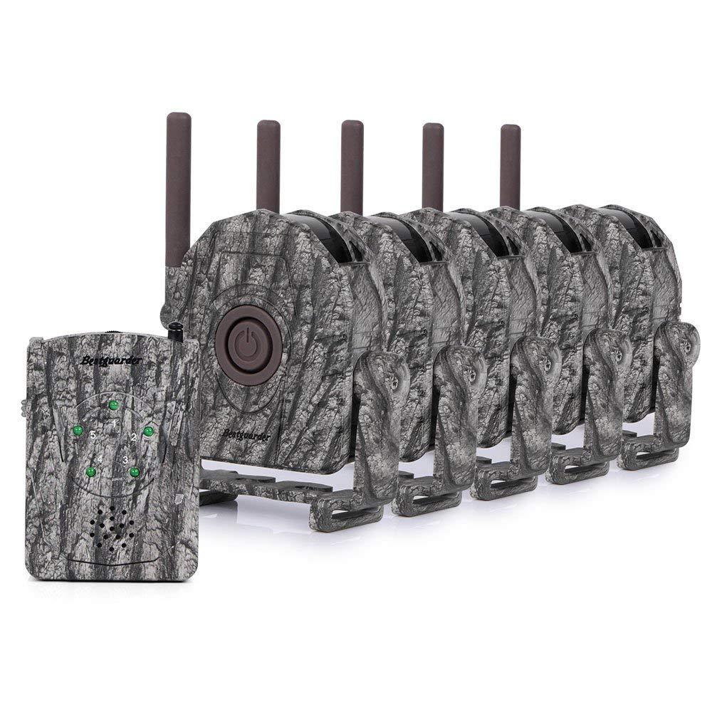 360度无线感应监控报警器（1个接收器配两个或五个感应器）