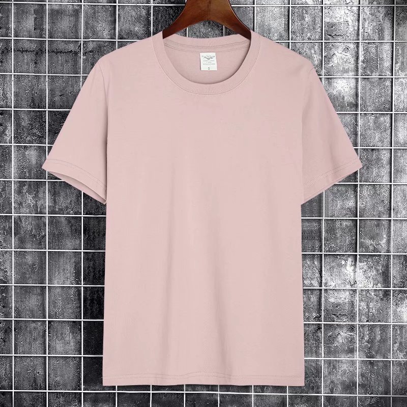 Camiseta de manga corta de los hombres camisa de fondo de color sólido ropa de clase de los hombres de moda ropa reservada marca de moda de verano blanco puro media manga