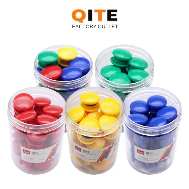 Round strong magnet for office, fridge magnet, magnetic teaching aids, 30mm
