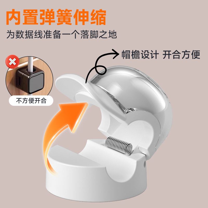 桌面理线器数据线固定器集线夹收纳手机充电耳机线神器跨境亚马逊|undefined