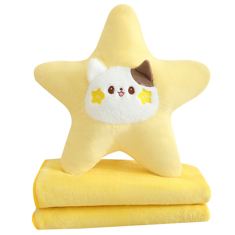 Pentagramas almohada lindo sofá cojín juguetes de peluche muñeca in adornos de dormitorio regalo perrito