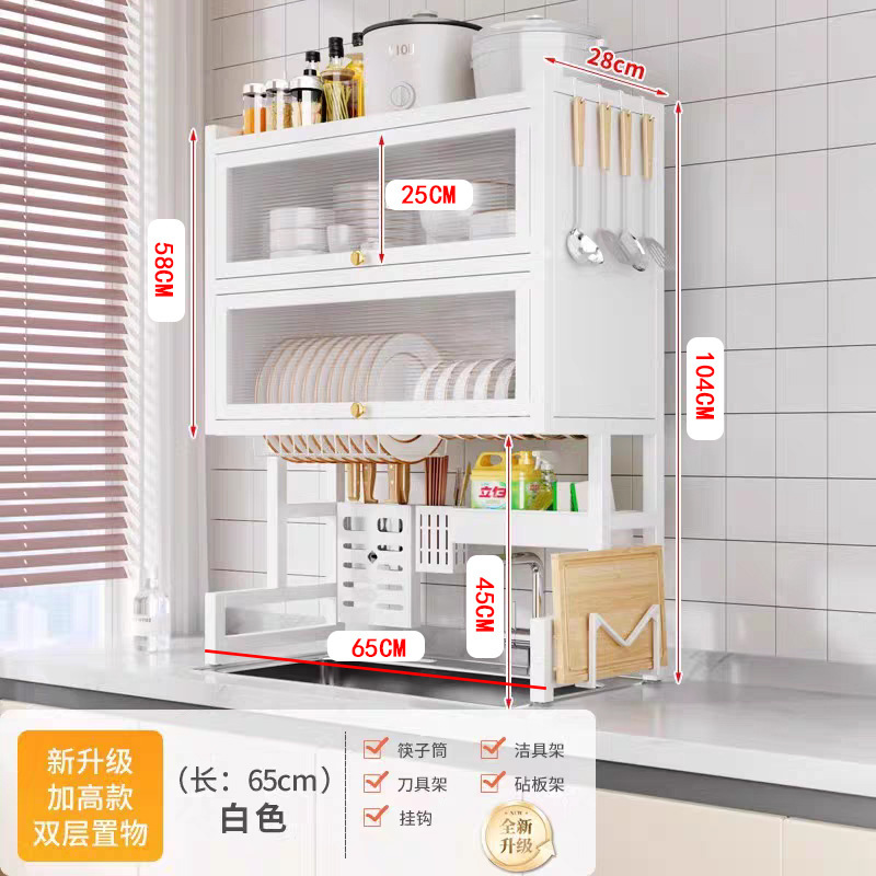 cocina drenaje rack platos rack platos palillos cubiertos rack de almacenamiento fregadero de almacenamiento lavavajillas rack de almacenamiento