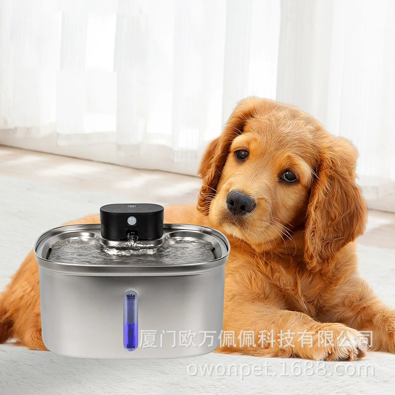 5L питья для домашних животных большой емкости автоматический интеллектуальный индукционный 304 из нержавеющей стали кошачий беспроводной дозатор для зарядки