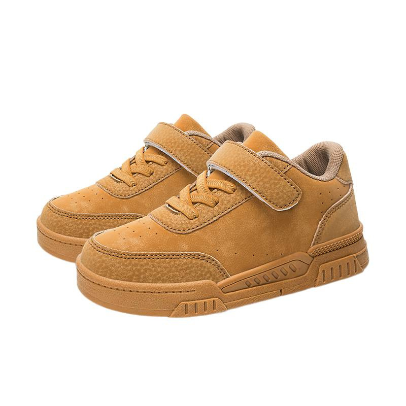 Niños campus zapatos blancos 2025 niños de moda coreana personalidad zapatos transpirables zapatos de skate para niñas al aire libre