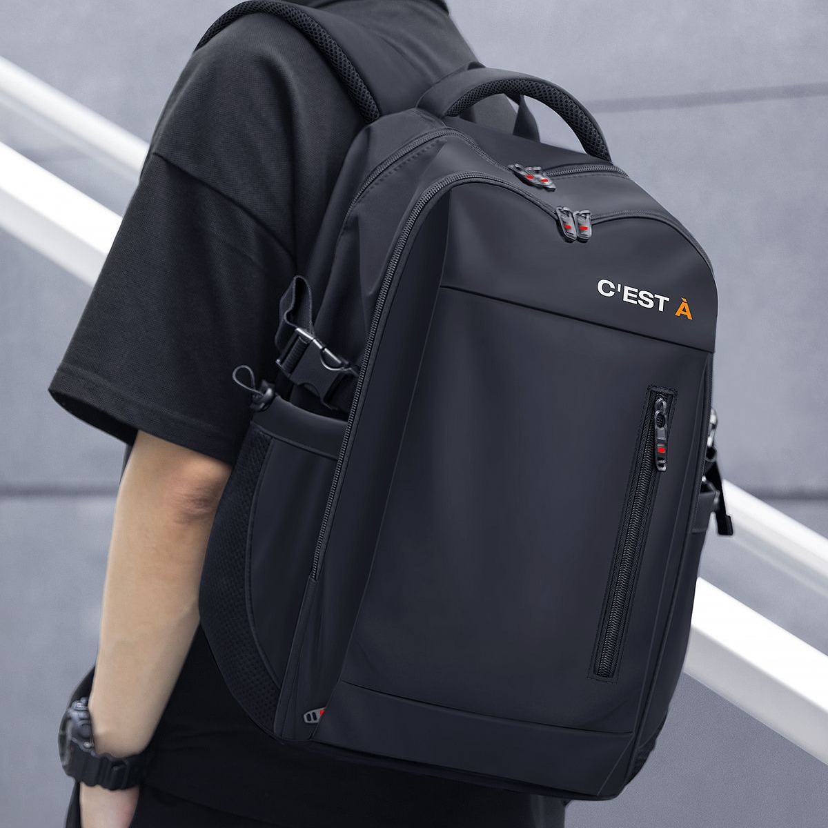 2025 New Junior High School and High School Shaodong Student Schoolbag Shoulder Lightweight Men's Travel Burden-Reducing Large Capacity College Student