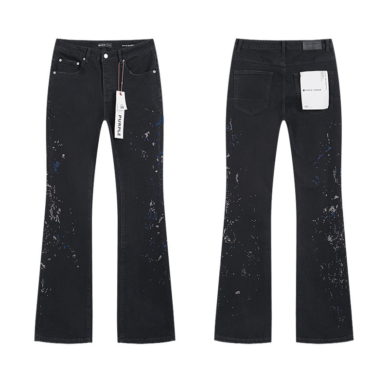 Marca de moda para hombres y mujeres 2025 nuevo verano nuevo estilo pantalones cortos de mezclilla de diamantes calientes rotos pantalones cortos retro de calle de todo fósforo rectos