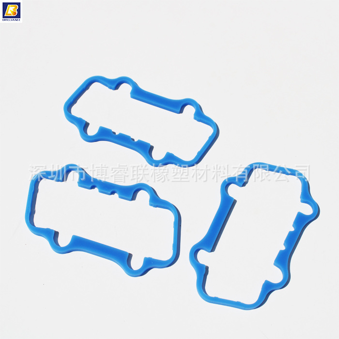 蓝色硅胶密封衬垫 防水密封硅胶衬垫 耐磨损 厂家直销 价格优惠