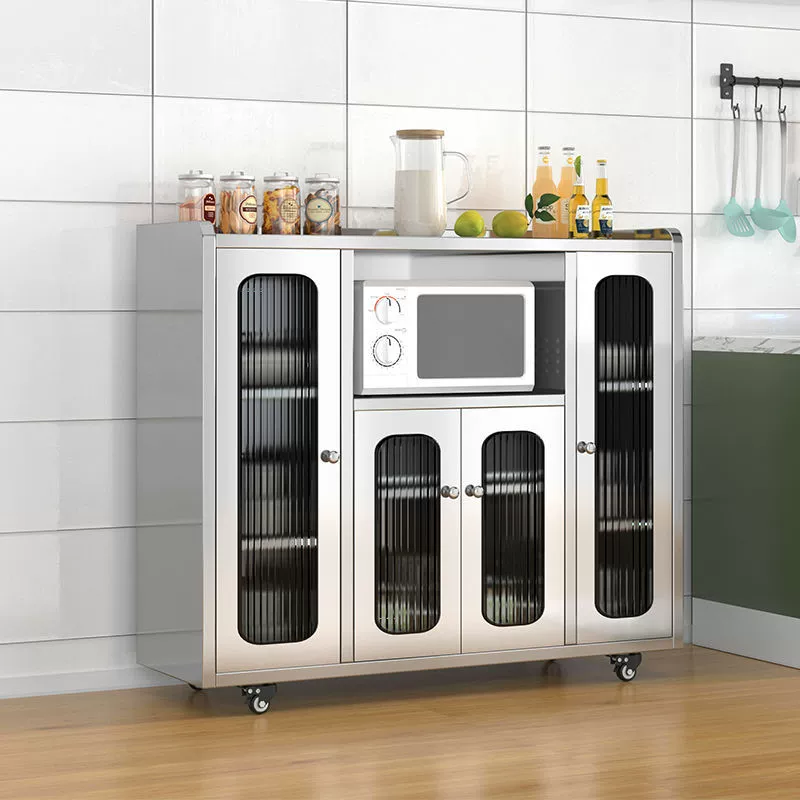 Новый 304 очень толстый шкаф из нержавеющей стали сетчатая дверь обеденный шкаф бытовой кухонный шкаф с выдвижным ящиком