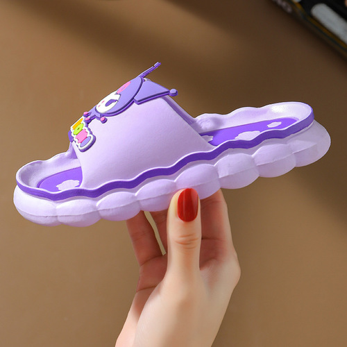 Sanrio genuine children's slippers summer girls' slippers boys cartoon home Korean version non-slip parent-child slippers