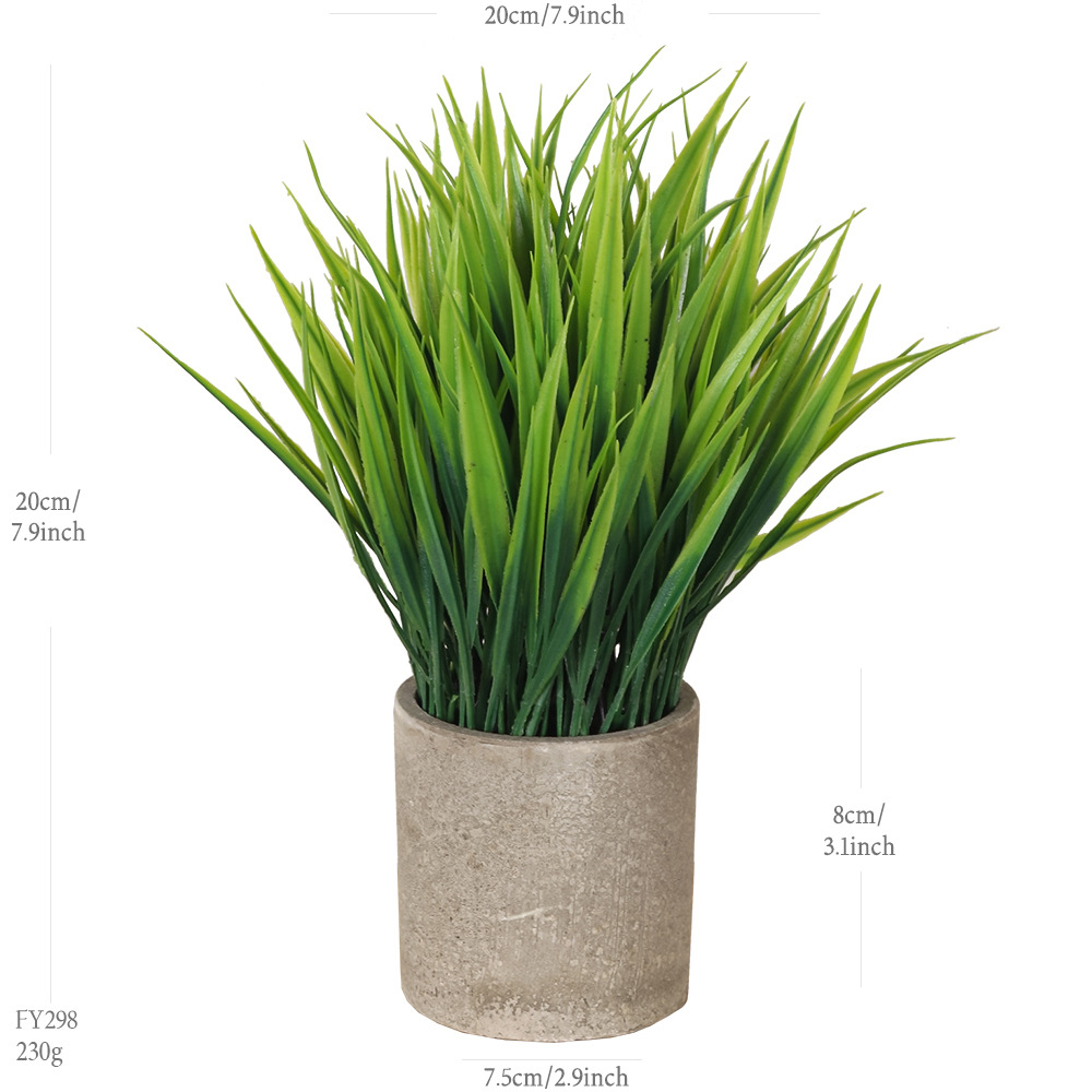 240 tipos de combinaciones de bonsáis de pulpa cilíndrica de plantas verdes artificiales, adornos pequeños de escritorio transfronterizos, macetas de plantas artificiales. image 214