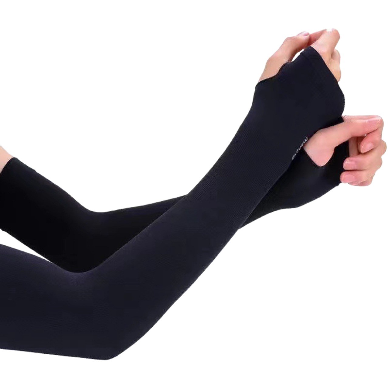 Ice Sleeve Men's and Women's Summer Arm Protector Summer Ice Silk Sunscreen Sleeve Gloves Outdoor Ice Sleeve Ultraviolet Protection Thin Gloves