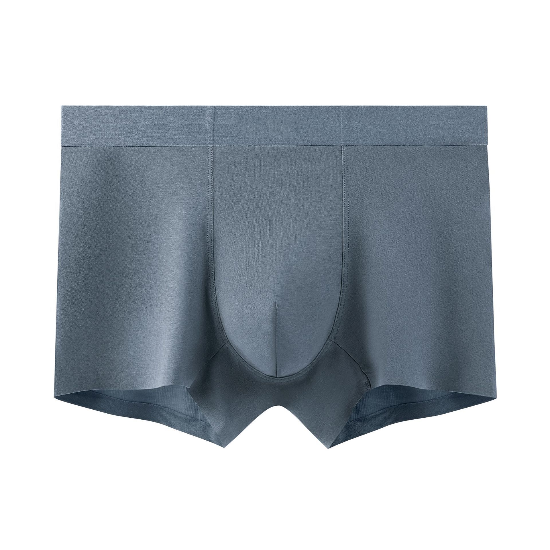 202680 clase A Xinjiang algodón hombre ropa interior sin marcas cintura media abdominal hombre ángulo plano antibacteriano ropa interior hombre